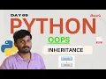 Day 69 Python Inheritance Explained Superclass Subclass Reusability in OOP Python Tutorial