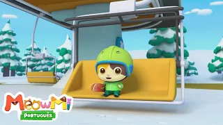 Mimi Fica Presa no Teleférico! 🚠❄️ | O Resgate na Neve | Show da Família Gato