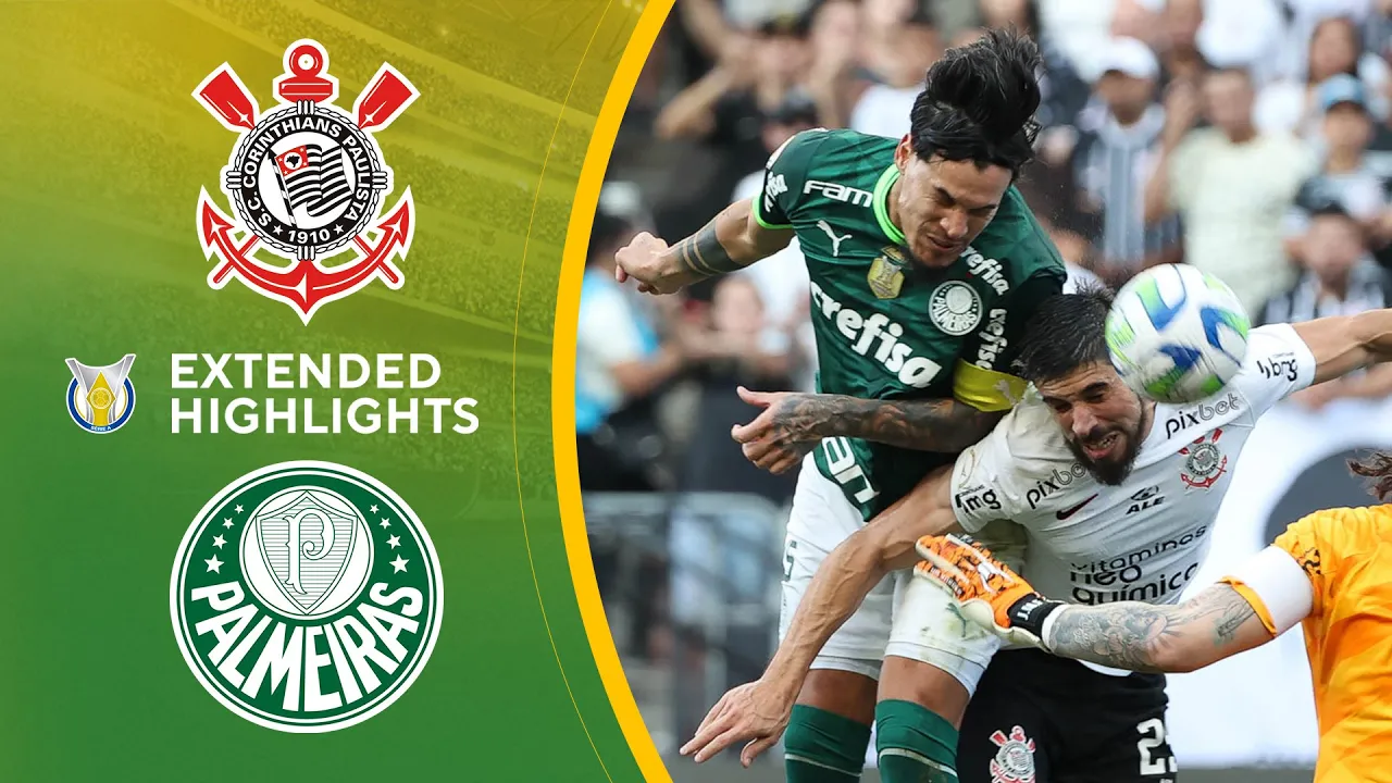 Corinthians vs. Palmeiras : Extended Highlights | Brasilerao Série A | CBS Sports - South America