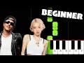 Lagu ROSÉ \u0026 Bruno Mars - APT. - BEGINNER Piano Tutorial