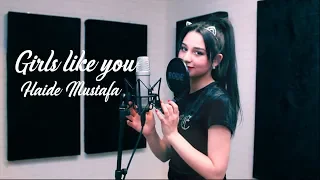 Download Girls Like You - Maroon 5 ft. Cardi B ( Haide Mustafa Cover ) MP3