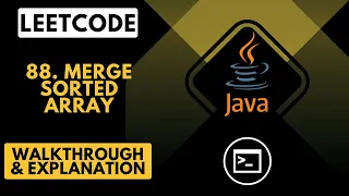 LeetCode 88 Merge Sorted Array Java