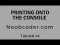 Printing onto the console