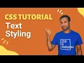 css full course bangla tutorial 10 how to style text in webpage