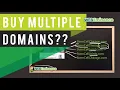Multiple Domain Names - SEO Benefit BEFORE you buy 10 Domains WATCH this