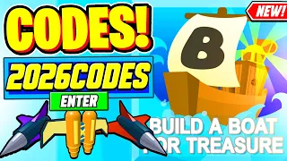 New ALL WORKING CODES For Build A Boat For Treasure 2026 - Roblox Build A Boat For Treasure Code