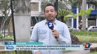 Prefeitura de Blumenau quer disponibilizar bolsas de estudos para universitários da Furb