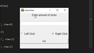 How to make an auto-clicker in python with a GUI