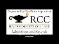 Degree Certificate Application on MyPortal