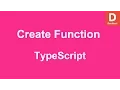 TypeScript Create Function