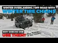 -road with Winter Tire Chains Why does no one use them you should if you could