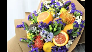 Fruit Bouquet DIY How To Tutorial Celebrating my Dads Bday