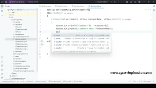 Core Java OOPS Part - 06 Constructor in Java Parametrized Constructor Without Instance Variables
