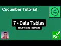 7 Cucumber Tutorial Data Tables asLists and asMaps