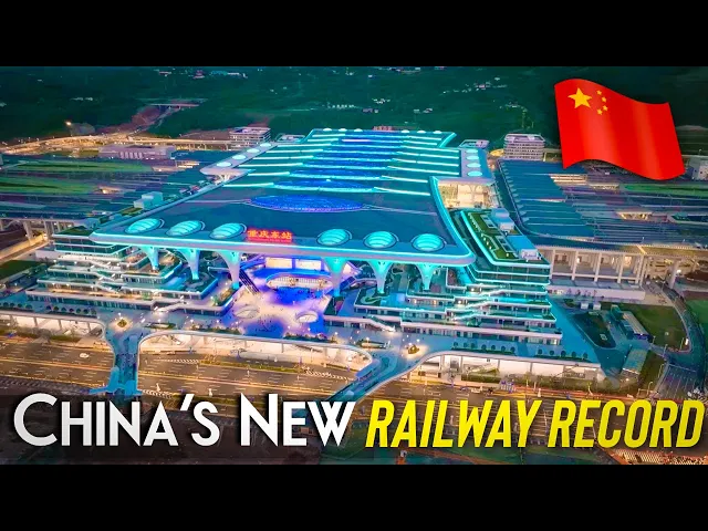 CHINA JUST OPENED THE WORLD'S LARGEST HIGH-SPEED RAILWAY STATION