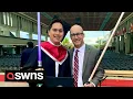 Star Wars-loving student sneaks lightsabres into his graduation challenging principal to duel SWNS