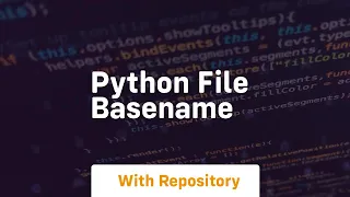 python file basename