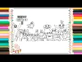 Garten Of Banban CHAPTER 3 Coloring Pages How to color all new monsters
