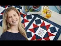 How to Make an Embroidered Star Table Runner - Free Project Tutorial