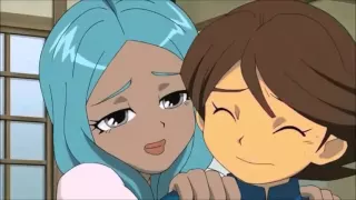 inazuma eleven rika u0026 ichinose moment english dub 