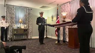 United States Naval Military Honors Service Steven Mortuary JOHN SCHILLING JR 1953-2025