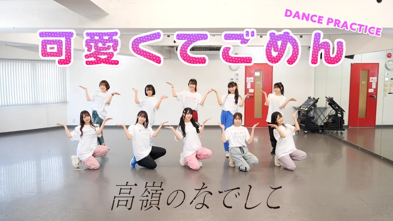 【Dance Practice Video】可愛くてごめん／高嶺のなでしこ【HoneyWorks】