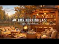 Download Lagu Outdoor Coffee Shop Ambience \u0026 Warm Autumn Morning Jazz 🍂 Soft Piano Jazz Music for Studying, Work