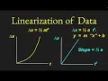 Linearization of Data for Science Labs Experimental Design