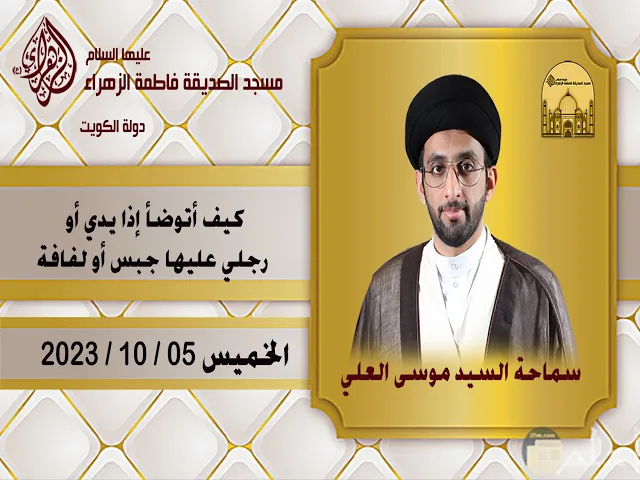 كيف أتوضأ إذا يدي أو رجلي عليها جبس أو لفاف ؟- سماحة السيد موسى العلي