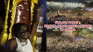 500 000 fans shatta wale live shatta fest 2025 birthday full concert in ghana