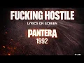 Pantera - Fucking Hostile on Screen