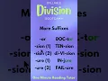 Syllable Division Bootcamp Pronunciation of Important Suffixes 3