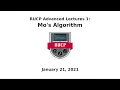 Advanced Lecture Series 1 - Mo s Algorithm RUCP Spring 2021