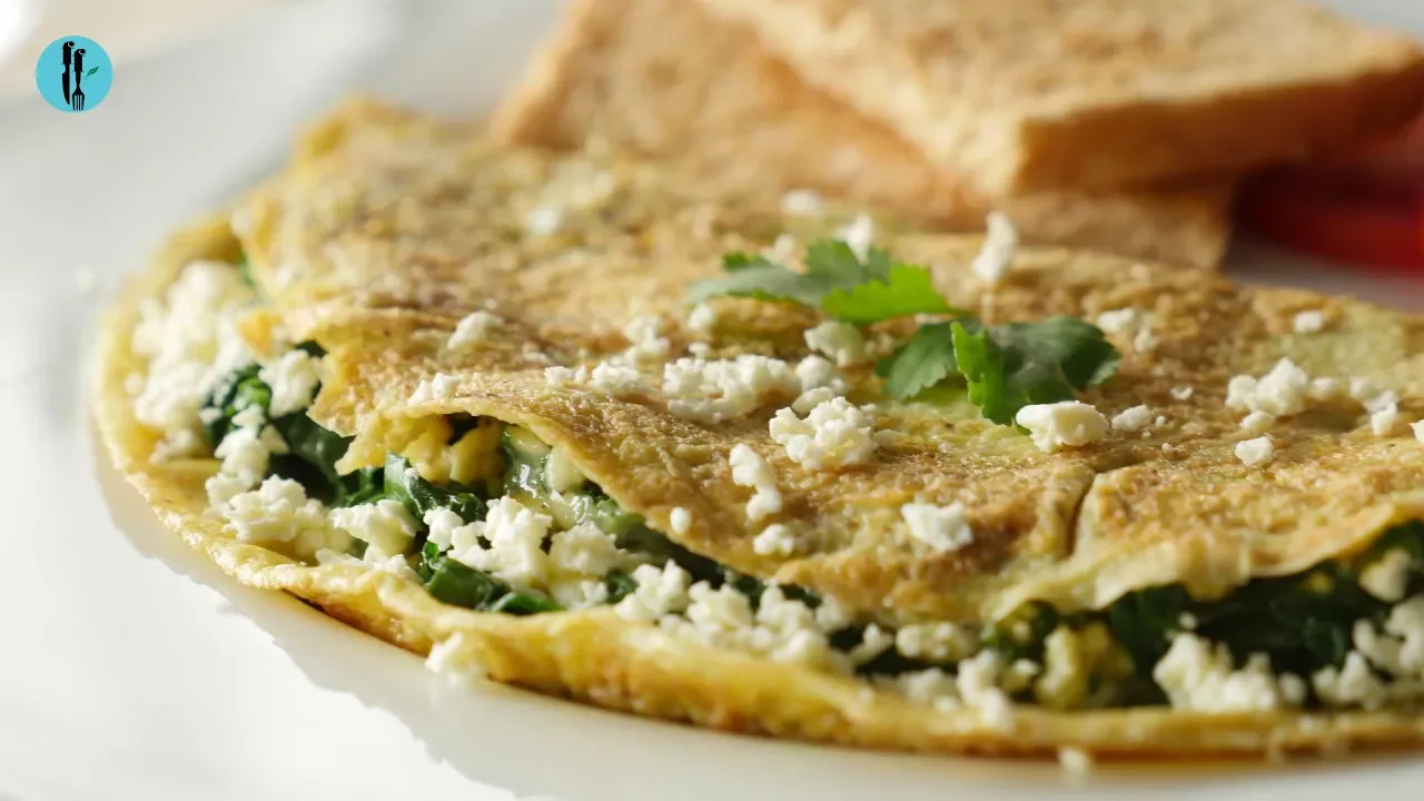 Healthy Spinach Omelette Recipe By Healthy Fusion