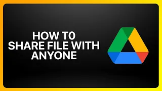 How To Share Files With Anyone In Google Drive 2025 Tutorial  How To Share Files With Anyone In Google Drive 2025 Tutorial