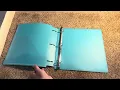 SUIN 1-Inch Binder Review Expandable Spine Color-Code Options