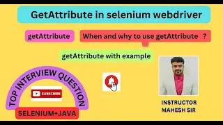 getattribute in selenium getattribute with example in selenium getattribute methods in selenium