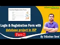 2 Login Registration Form with database Project in JSP Silan Software