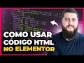 Como Adicionar Codigo HTML no Elementor WordPress 2026
