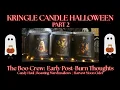 Kringle Candle Halloween Part 2 The Boo Crew Early Burn Thoughts Impressions 3 of 6 Candles