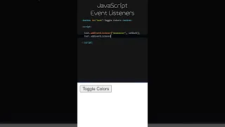 Add Event Listener in JavaScript