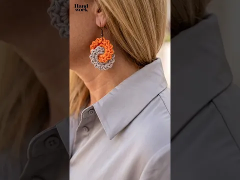 Estos ARETES a crochet parecen difíciles… hasta que ves cómo se hacen