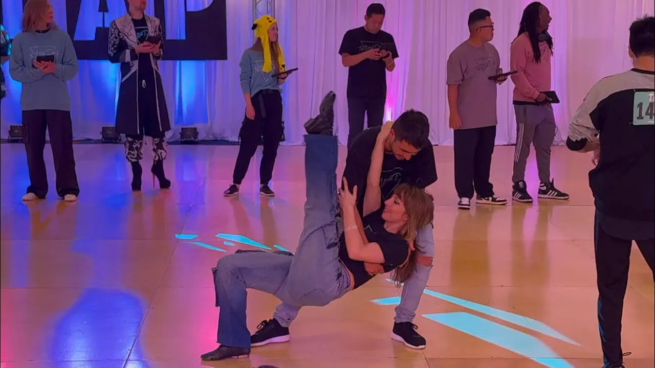 Mia Primavera and Zac Skinner- DJ battle Prelim dances 1 and 2
