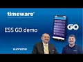 A demo of the timeware employee self-service app ESS GO