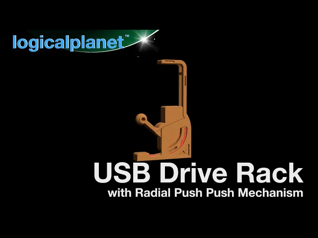 USB Drive Storage Rack (Modular, Push to Open) video thumbnail