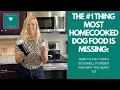 The nutrient most home-cooked dog food is lacking how to fix it and why you must