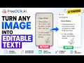 Convert Images Scans Handwriting to Text with AI FreeOCR AI Review