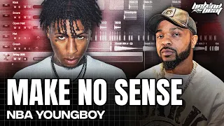 the making of nba youngboys make no sense w buddah bless behind the beat