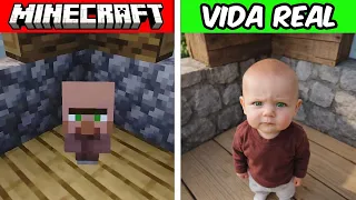 Mobs de Minecraft en la VIDA REAL!