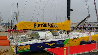 Vandee Globe Sailing Boats at Finish